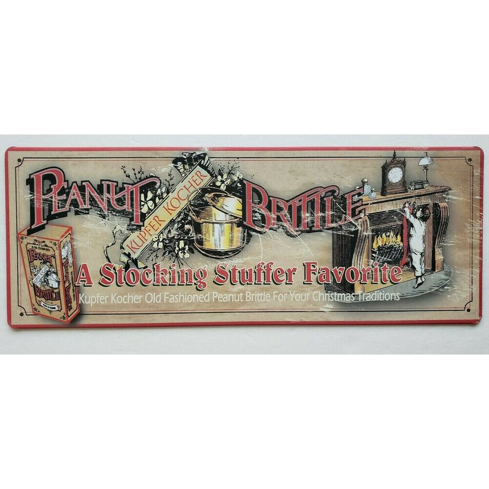 Kupfer Kocker Peanut Brittle Ohio Wholesale‎ Inc.16 x 6Rustic Metal Signs 42661